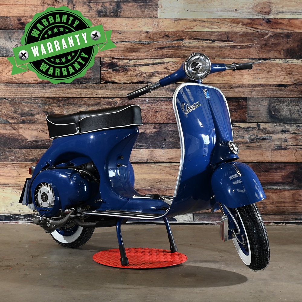 We restore and refurbish authentic vintage scooters from the 60s
